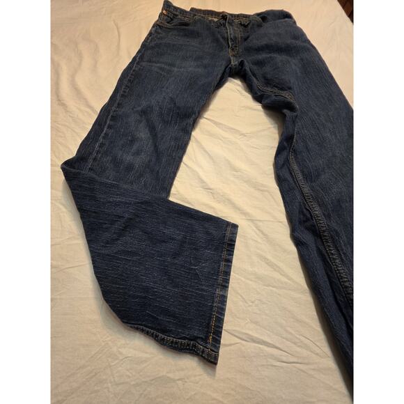 Levis Men's 559 Size 36x32 Dark Wash Jeans - Picture 2 of 5